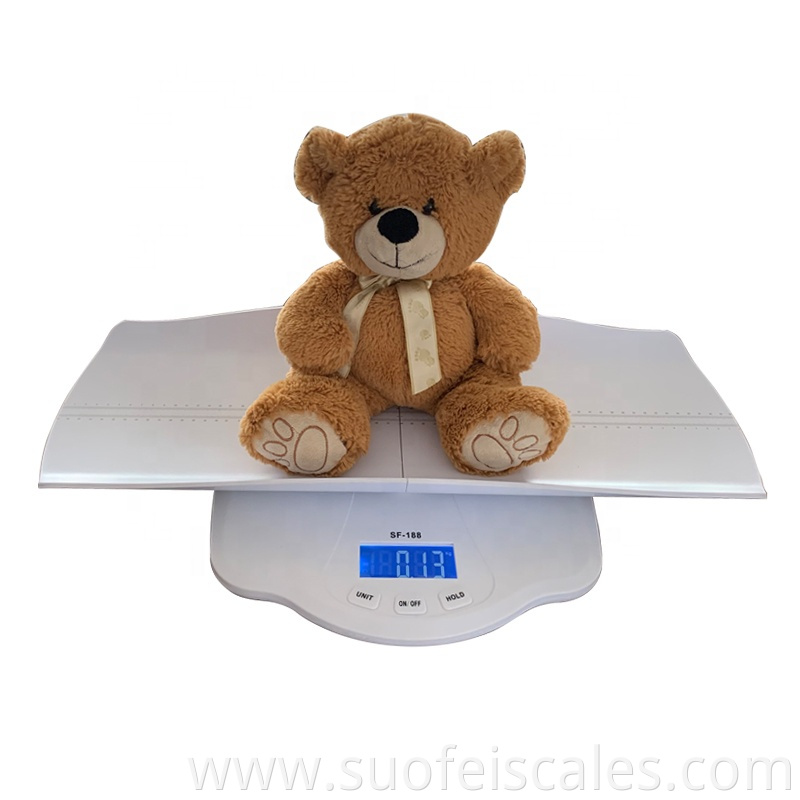 SF-188 new born infant multifunction dismountable electronic digital baby weighing scale